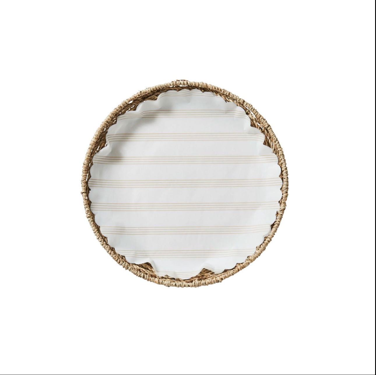 Retail $34: Linen Stripe Paper Liner Set
