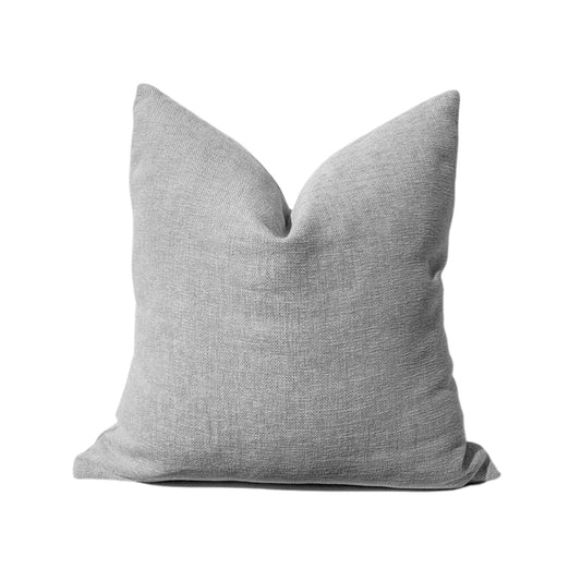 Heather Gray Solid Pillow