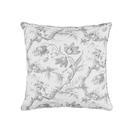 Gray Toile Pillow