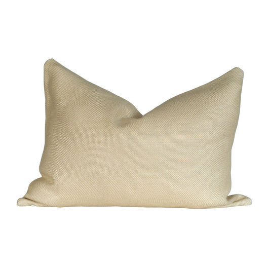 Beige Woven Pillow