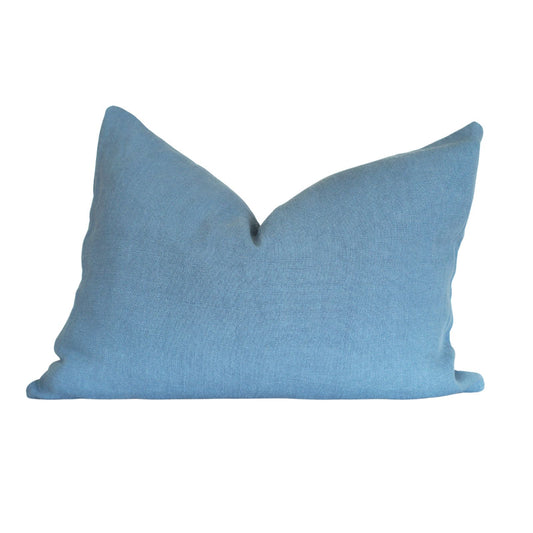 Solid Blue Pillow