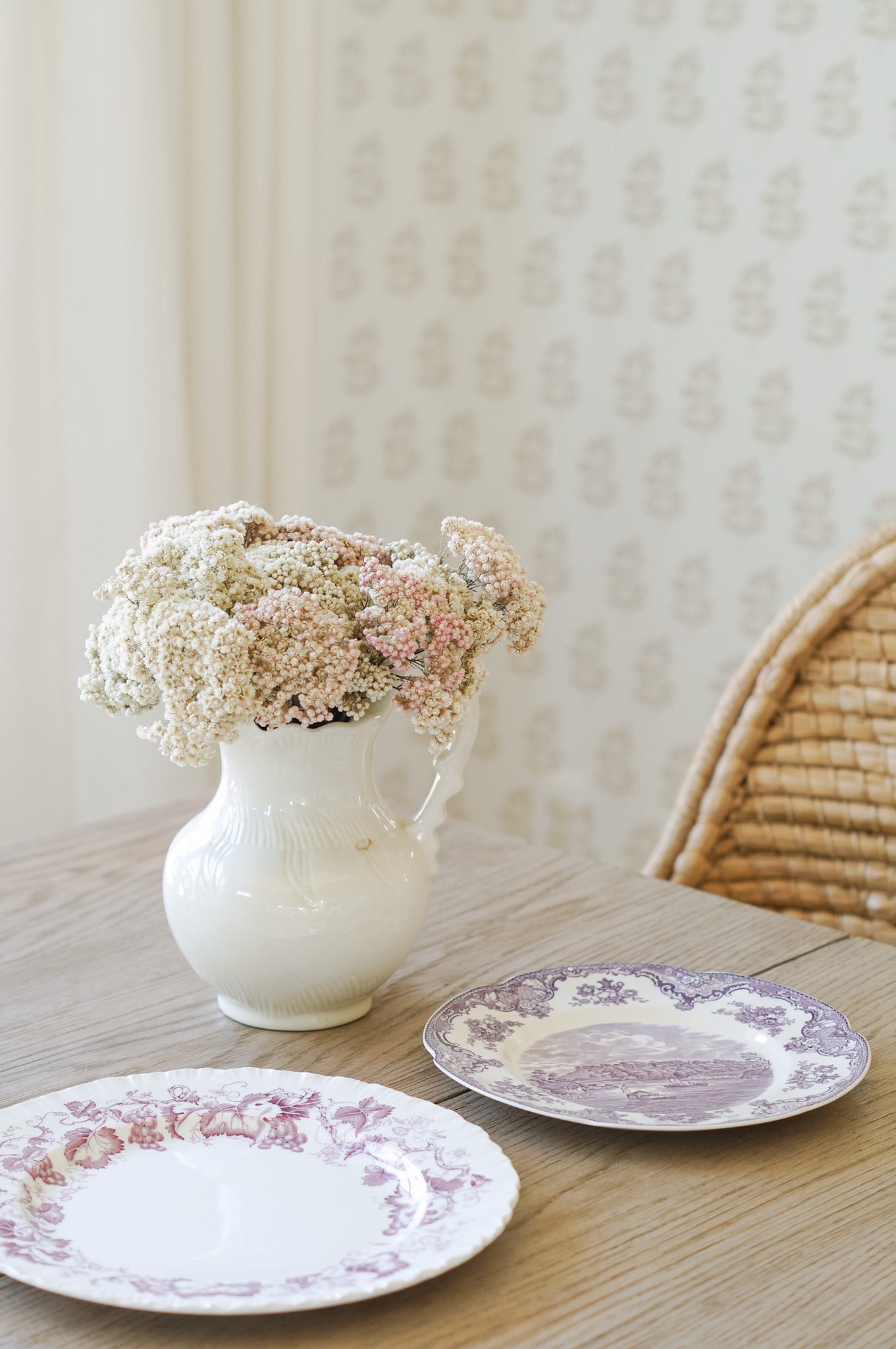 Plum Wedgewood Vine Plate