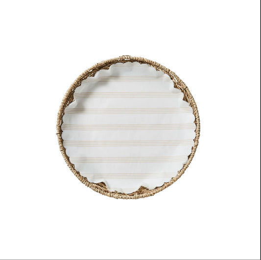 Retail $34: Linen Stripe Paper Liner Set