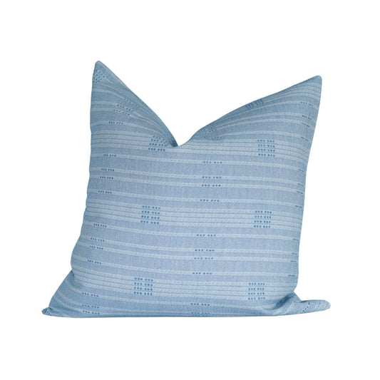 Blue Modern Stripe Pillow