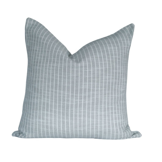 Gray with Thin Stripe Pillow