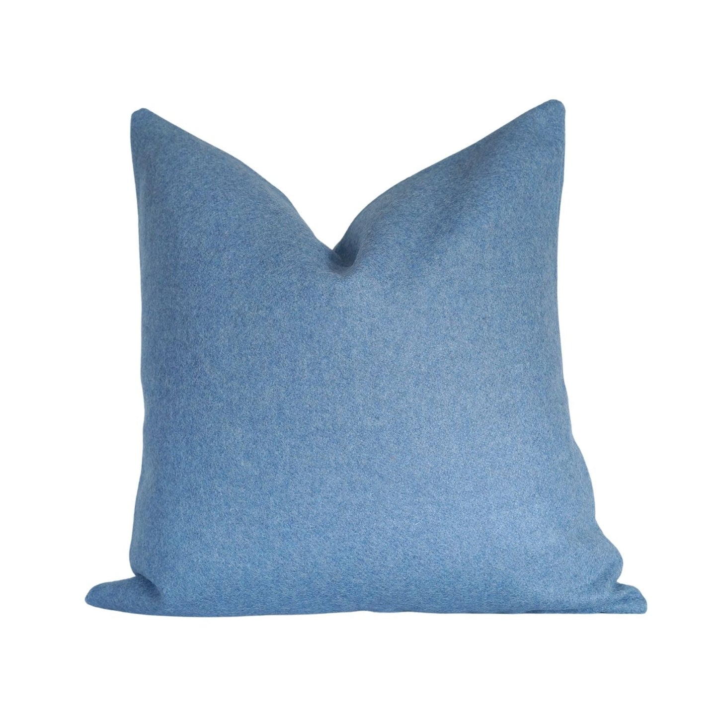 Blue Wool Pillow