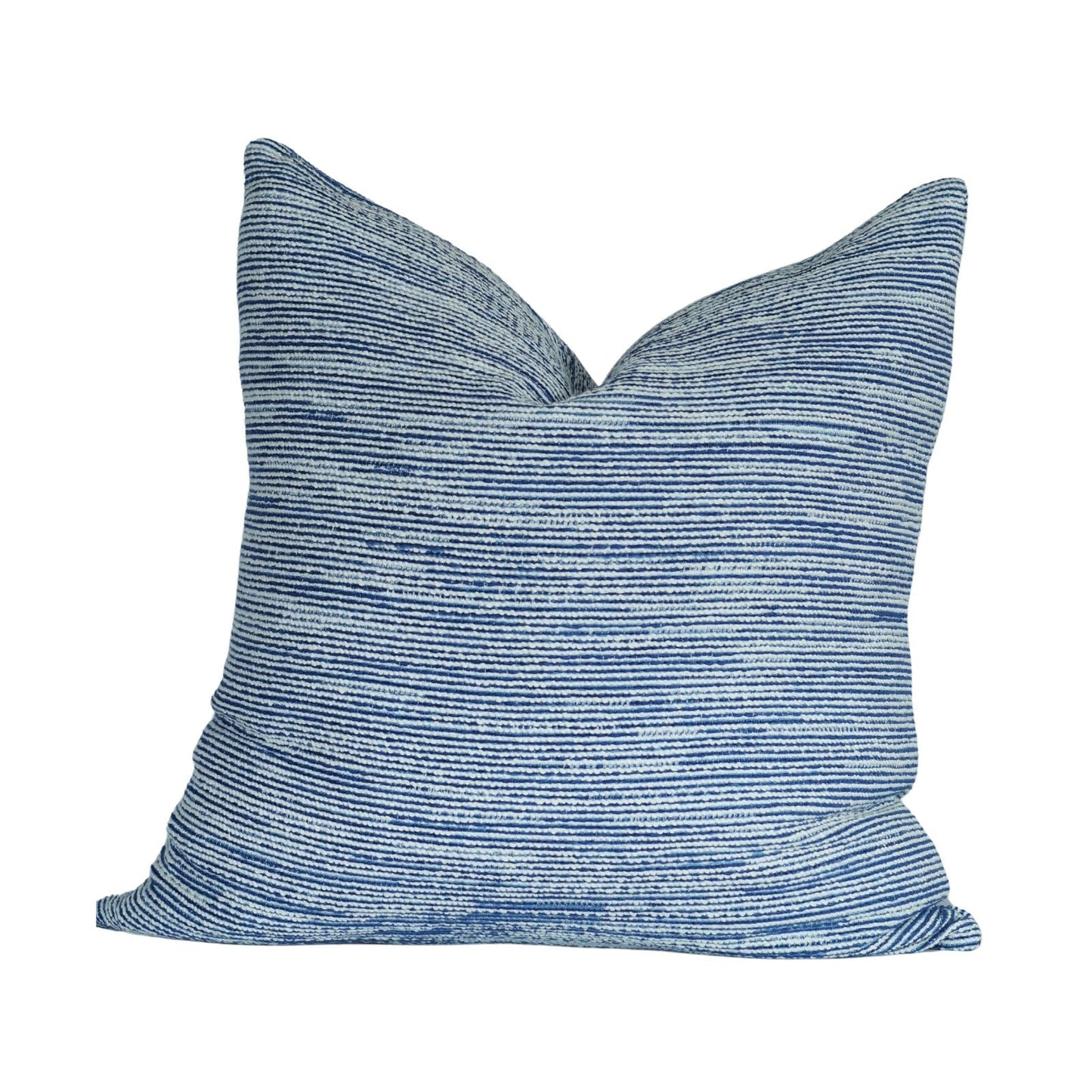 Royal Blue Soft Stripe Pillow