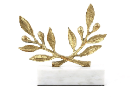 Retail $105: Gold Leaf Statue