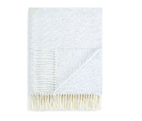 Retail $125: Herringbone Throw in Crystal Blue