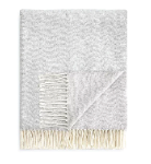 Retail $125: Herringbone Throw in Light Grey