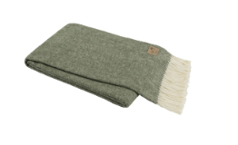 Retail $125: Herringbone Throw in Olive