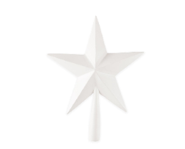 Retail $125: Tree Toppper - Painted White
