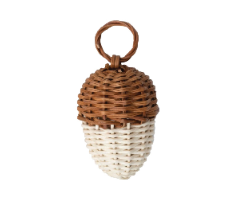 Retail $12: Rattan Acorn Ornament