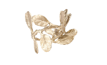 Retail $22.50: Gold Vine Napkin Ring