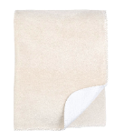 Retail $230: Cozy Cotton Blanket in White Linen- Twin