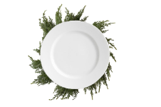 Retail $25: Cedar Wreath Charger