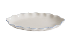 Retail $32: French Border Bathroom Tray in Light Blue