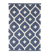 Retail $400: Rosemary Indoor/Outdoor Rug in Navy- 3x5