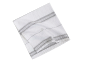 Retail $40: French Stripe Cotton Napkin Set in Grey